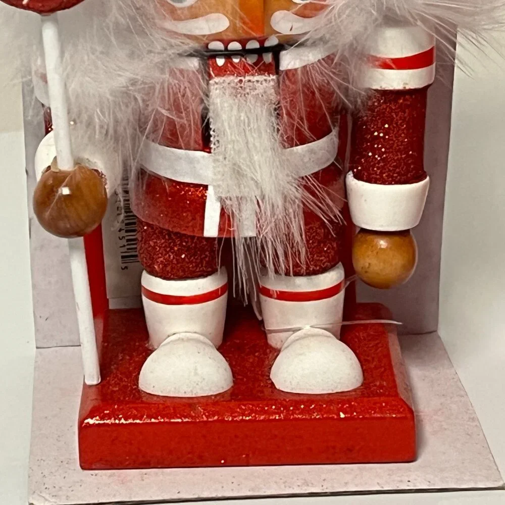 Kurt Adler Short Bucket Hat Soldier Wooden Hollywood Christmas Nutcracker 7 1/2